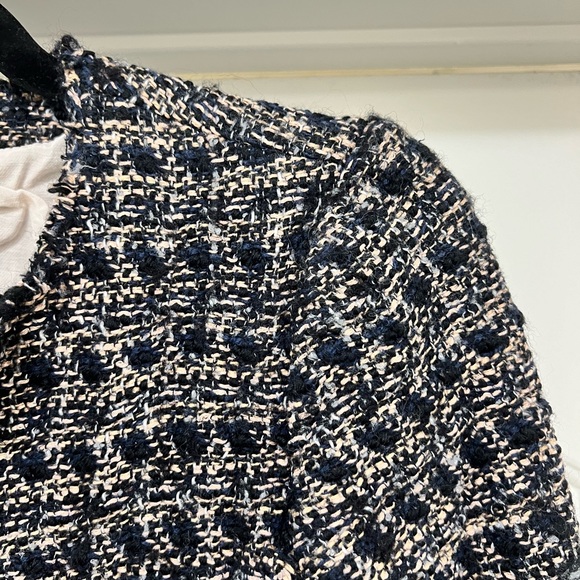 Rebecca Taylor Multi Tweed Peplum Zip Jacket - Picture 8 of 12